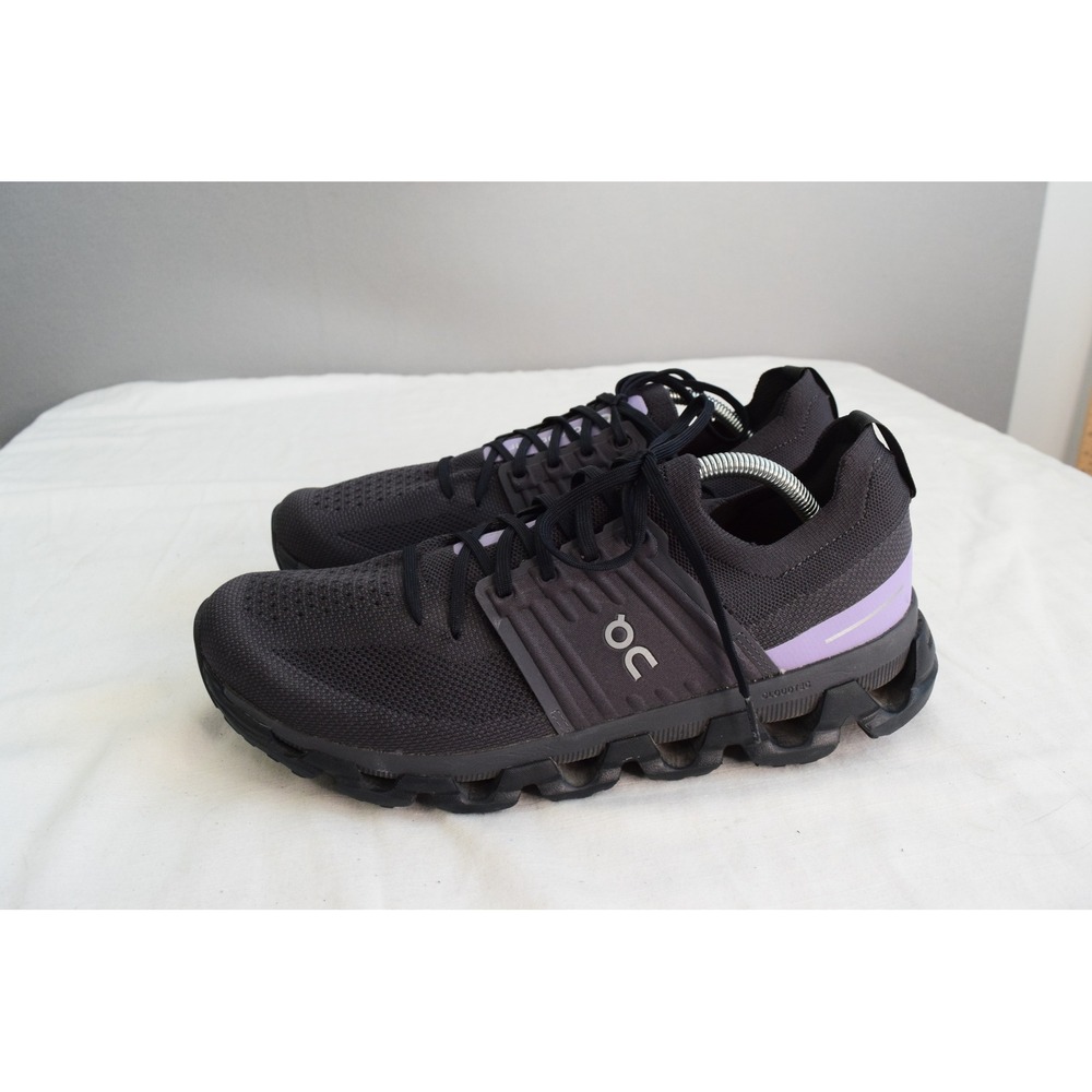On Cloudswift 10.5 Black Lavender Road Running Shoes Mens Sneaker 3M01050